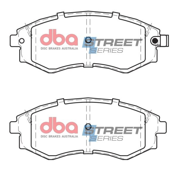 DBA Brake Pads Street Series Ceramic — Front Axle for Daewoo Korando / Musso – DB1167SS — brake part photo DBA Brake Pads Street Series Ceramic — Front Axle for Daewoo Korando / Musso – DB1167SS — brake part photo