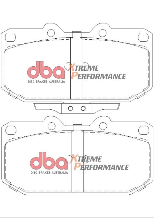 DBA Brake Pads Xtreme Performance ECE R90 certified — Front Axle for Mitsubishi 3000 GTO / Nissan 200 SX S14 – DB1170XP — brake part photo DBA Brake Pads Xtreme Performance ECE R90 certified — Front Axle for Mitsubishi 3000 GTO / Nissan 200 SX S14 – DB1170XP — brake part photo