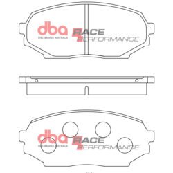 DBA Brake Pads Race Performance — Front Axle for Mazda MX5 (Mk1) (NA) – DB1178RP — brake part photo