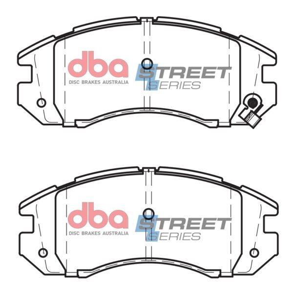 DBA Brake Pads Street Series Ceramic — Front Axle for Subaru Impreza / Legacy BC5 – DB1185SS — brake part photo DBA Brake Pads Street Series Ceramic — Front Axle for Subaru Impreza / Legacy BC5 – DB1185SS — brake part photo