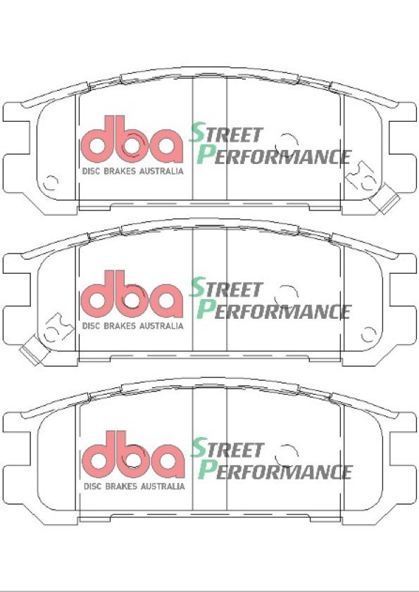 DBA Brake Pads Street Performance — Rear Axle for Subaru Impreza / Impreza Sport – DB1186SP — brake part photo DBA Brake Pads Street Performance — Rear Axle for Subaru Impreza / Impreza Sport – DB1186SP — brake part photo