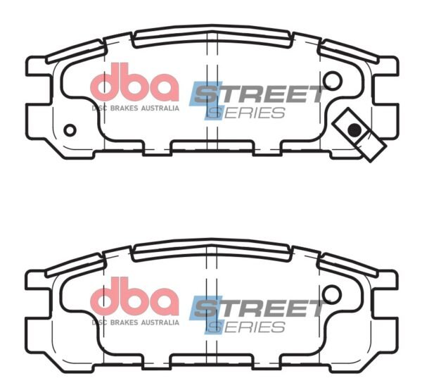 DBA Brake Pads Street Series Ceramic — Rear Axle for Subaru Impreza / Impreza Sport – DB1186SS — brake part photo DBA Brake Pads Street Series Ceramic — Rear Axle for Subaru Impreza / Impreza Sport – DB1186SS — brake part photo