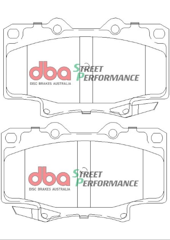 DBA Brake Pads Street Performance ECE R90 certified — Front Axle for Toyota 4 Runner KZN130 / 4 Runner LN130 – DB1199SP — brake part photo DBA Brake Pads Street Performance ECE R90 certified — Front Axle for Toyota 4 Runner KZN130 / 4 Runner LN130 – DB1199SP — brake part photo
