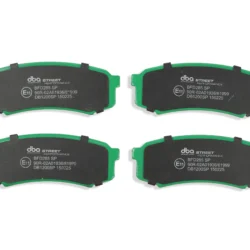 DBA Brake Kit - Street Series X-GOLD & Street Performance Brake Pads (2x DBA2737X + DB1200SP) — Rear Axle for Toyota FJ Cruiser – DBA2737X-1200SP 9 DBA Brake Kit - Street Series X-GOLD & Street Performance Brake Pads (2x DBA2737X + DB1200SP) — Rear Axle for Toyota FJ Cruiser – DBA2737X-1200SP DBA Brake Pads Street Performance ECE R90 certified — Rear Axle for Mitsubishi Pajero / Toyota FJ Cruiser – DB1200SP — additional product view