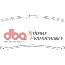 DBA Brake Pads Xtreme Performance ECE R90 certified — Rear Axle for Mitsubishi Pajero / Toyota FJ Cruiser – DB1200XP — brake part photo