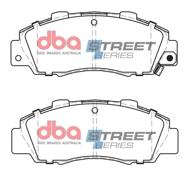 DBA Brake Pads Street Series Ceramic — Front Axle for Honda Accord / Ascot – DB1206SS — brake part photo