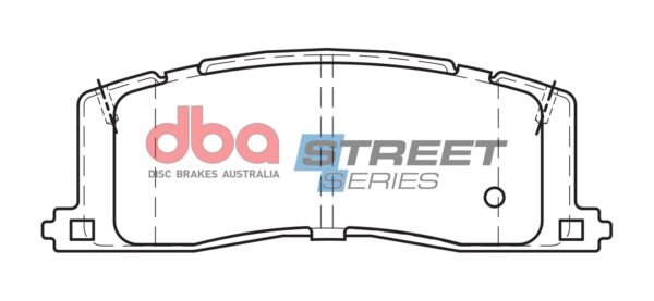 DBA Brake Pads Street Series Ceramic — Rear Axle for Toyota Estima / Lucida – DB1213SS — brake part photo