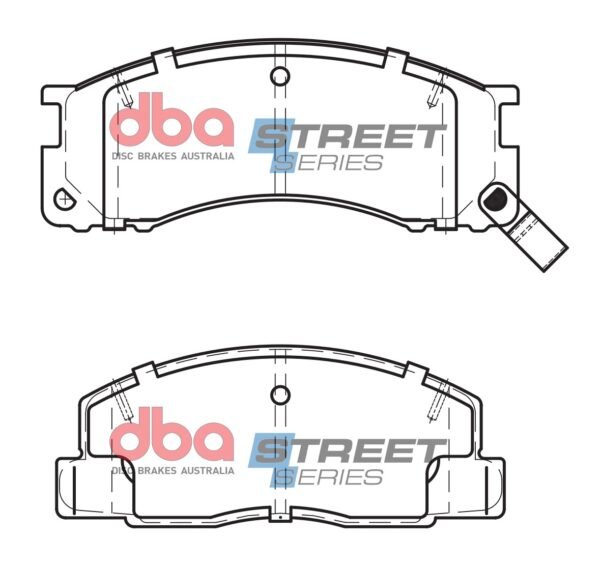 DBA Brake Pads Street Series Ceramic — Front Axle for Toyota Estima / Lite-Ace – DB1215SS — brake part photo DBA Brake Pads Street Series Ceramic — Front Axle for Toyota Estima / Lite-Ace – DB1215SS — brake part photo