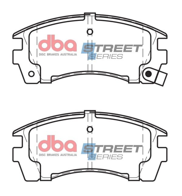 DBA Brake Pads Street Series Ceramic — Front Axle for Nissan Sunny N14 / Sunny Van – DB1216SS — brake part photo DBA Brake Pads Street Series Ceramic — Front Axle for Nissan Sunny N14 / Sunny Van – DB1216SS — brake part photo