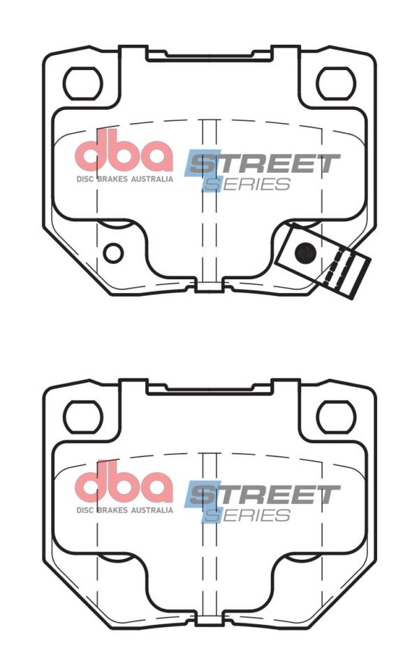 DBA Brake Pads Street Series Ceramic — Rear Axle for Nissan 300 ZX Z32 / 300ZX GZ32 – DB1220SS — brake part photo DBA Brake Pads Street Series Ceramic — Rear Axle for Nissan 300 ZX Z32 / 300ZX GZ32 – DB1220SS — brake part photo