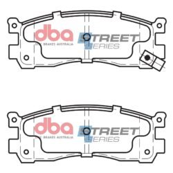 DBA Brake Pads Street Series Ceramic — Rear Axle for Mazda 929 HC / 929 HV – DB1222SS — brake part photo