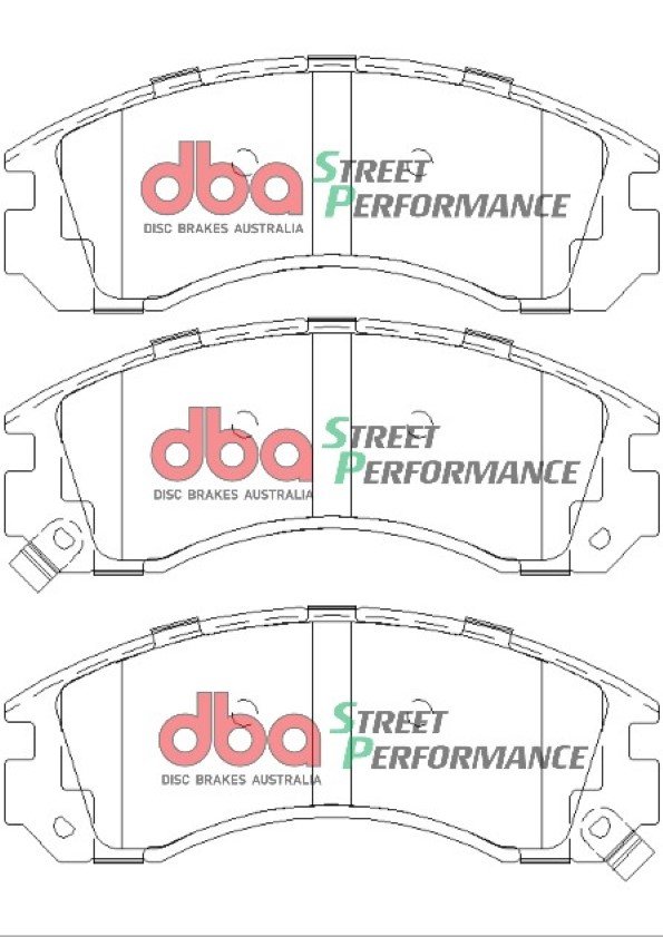 DBA Brake Pads Street Performance — Front Axle for Citroen C-Crosser / C-Crosser Enterprise – DB1223SP — brake part photo DBA Brake Pads Street Performance — Front Axle for Citroen C-Crosser / C-Crosser Enterprise – DB1223SP — brake part photo