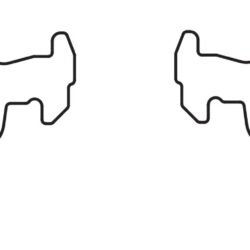 DBA Brake Pads Street Series Ceramic — Rear Axle for BMW 3 Series (E36) 316 / 3 Series (E36) 318 – DB1245SS — brake part photo