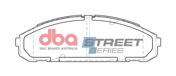 DBA Brake Pads Street Series Ceramic — Front Axle for Nissan Patrol Y60 – DB1257SS — brake part photo DBA Brake Pads Street Series Ceramic — Front Axle for Nissan Patrol Y60 – DB1257SS — brake part photo