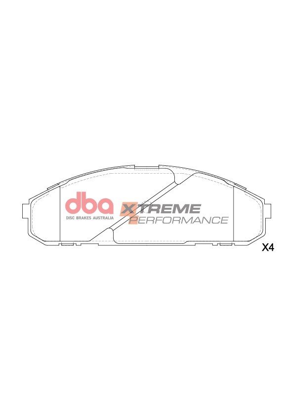 DBA Brake Pads Xtreme Performance — Front Axle for Nissan Patrol Y60 – DB1257XP — brake part photo DBA Brake Pads Xtreme Performance — Front Axle for Nissan Patrol Y60 – DB1257XP — brake part photo