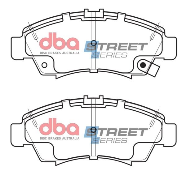 DBA Brake Pads Street Series Ceramic — Front Axle for Honda Civic (5th Gen) EG3 / Civic (5th Gen) EG4 – DB1262SS — brake part photo