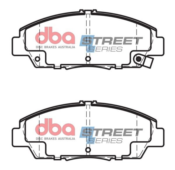 DBA Brake Pads Street Series Ceramic — Front Axle for Honda Accord / Prelude BB – DB1268SS — brake part photo