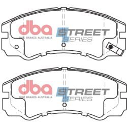 DBA Brake Pads Street Series Ceramic — Front Axle for Holden (aust/nz) Rodeo R9 / Isuzu MU – DB1270SS — brake part photo