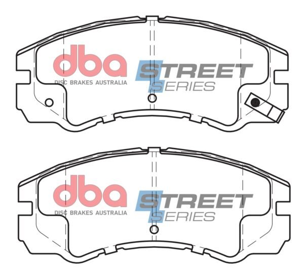 DBA Brake Pads Street Series Ceramic — Front Axle for Holden (aust/nz) Rodeo R9 / Isuzu MU – DB1270SS — brake part photo