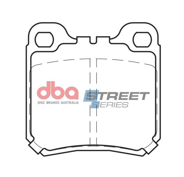DBA Brake Pads Street Series Ceramic — Rear Axle for Holden (aust/nz) Vectra JR / (aust/nz) Vectra JS – DB1273SS — brake part photo
