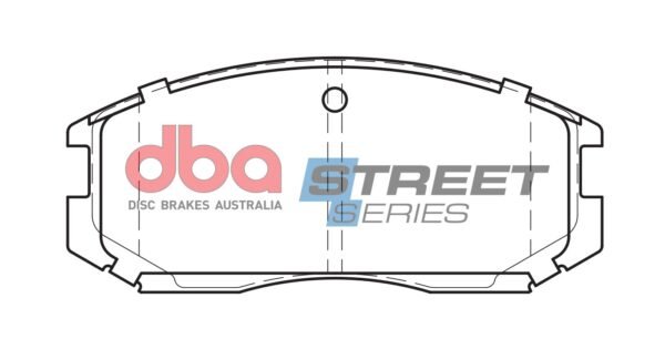 DBA Brake Pads Street Series Ceramic — Front Axle for Daihatsu Extol / Terios – DB1277SS — brake part photo DBA Brake Pads Street Series Ceramic — Front Axle for Daihatsu Extol / Terios – DB1277SS — brake part photo