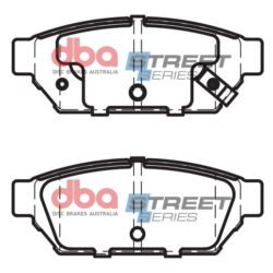 DBA Brake Pads Street Series Ceramic — Rear Axle for Mitsubishi Carisma / Colt – DB1278SS — brake part photo