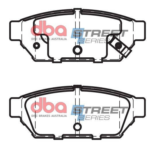 DBA Brake Pads Street Series Ceramic — Rear Axle for Mitsubishi Carisma / Colt – DB1278SS — brake part photo DBA Brake Pads Street Series Ceramic — Rear Axle for Mitsubishi Carisma / Colt – DB1278SS — brake part photo