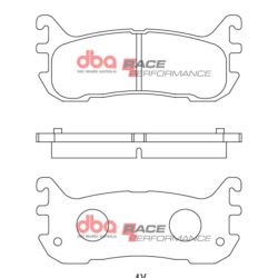 DBA Brake Pads Race Performance — Rear Axle for Mazda MX5 (Mk1) (NA) / MX5 (Mk2) (NB) – DB1283RP — brake part photo
