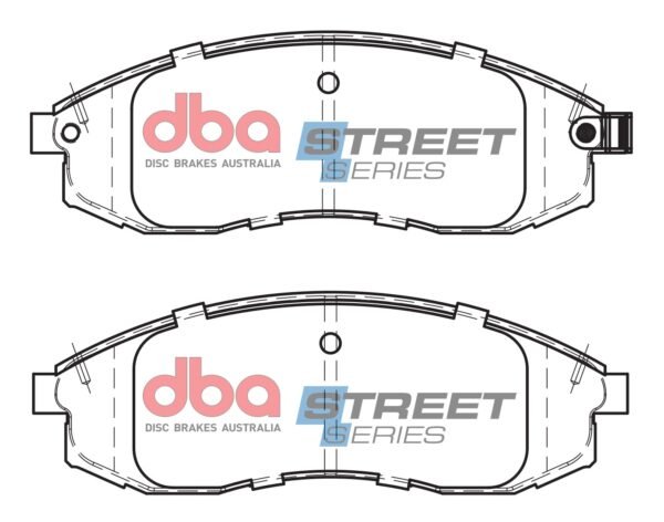 DBA Brake Pads Street Series Ceramic — Front Axle for Mitsubishi L 200 96-06 – DB1308SS — brake part photo DBA Brake Pads Street Series Ceramic — Front Axle for Mitsubishi L 200 96-06 – DB1308SS — brake part photo