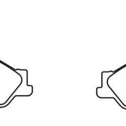 DBA Brake Pads Street Series Ceramic — Front Axle for Chevrolet (m.east/s.africa) Caprice / (m.east/s.africa) Lumina – DB1331SS — brake part photo