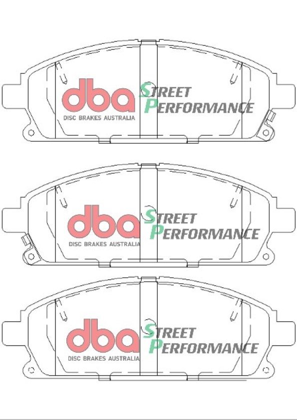 DBA Brake Pads Street Performance — Front Axle for Nissan Elgrand E50 / Elgrand E51 – DB1333SP — brake part photo DBA Brake Pads Street Performance — Front Axle for Nissan Elgrand E50 / Elgrand E51 – DB1333SP — brake part photo