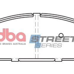 DBA Brake Pads Street Series Ceramic — Front Axle for Nissan Elgrand E50 / Elgrand E51 – DB1333SS — brake part photo