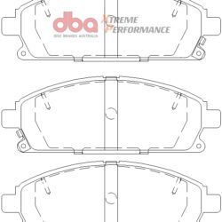 DBA Brake Pads Xtreme Performance — Front Axle for Nissan Elgrand E50 / Elgrand E51 – DB1333XP 5 DBA Brake Pads Xtreme Performance — Front Axle for Nissan Elgrand E50 / Elgrand E51 – DB1333XP DBA Brake Pads Xtreme Performance — Front Axle for Nissan Elgrand E50 / Elgrand E51 – DB1333XP — brake part photo