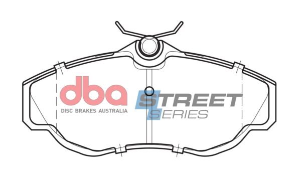 DBA Brake Pads Street Series Semi-metallic — Front Axle for Land Rover Discovery 2 / Rover Range Rover P38 – DB1336SS — brake part photo