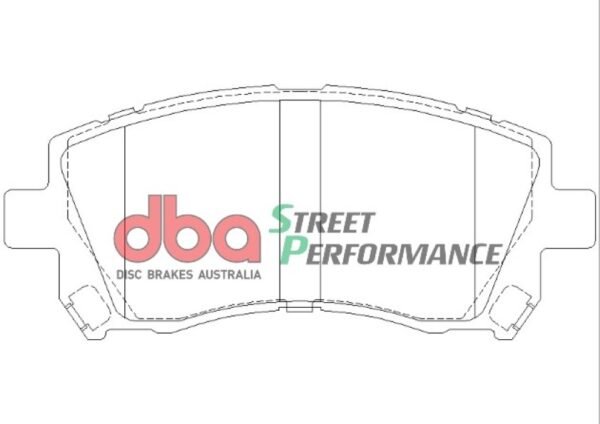 DBA Brake Pads Street Performance — Front Axle for Subaru Forester / Forester SF5 – DB1342SP — brake part photo DBA Brake Pads Street Performance — Front Axle for Subaru Forester / Forester SF5 – DB1342SP — brake part photo