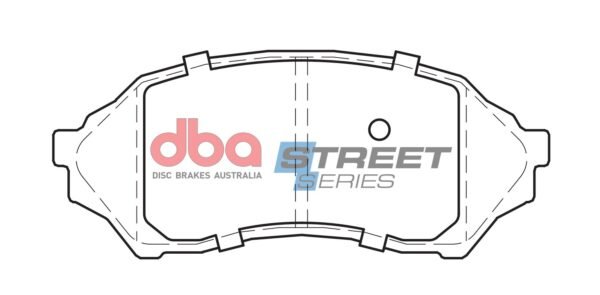 DBA Brake Pads Street Series Ceramic — Front Axle for Mazda 323 – DB1358SS — brake part photo