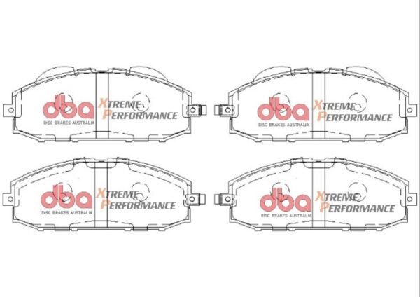 DBA Brake Pads Xtreme Performance ECE R90 certified — Front Axle for Nissan Patrol Y61 – DB1361XP — brake part photo DBA Brake Pads Xtreme Performance ECE R90 certified — Front Axle for Nissan Patrol Y61 – DB1361XP — brake part photo