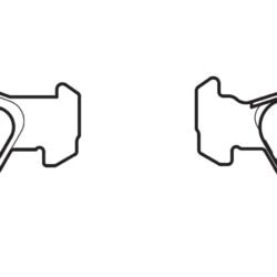 DBA Brake Pads Street Series Ceramic — Front Axle for BMW 3 Series (E46) 330 / 3 Series (X 4WD E46) 330 – DB1364SS — brake part photo