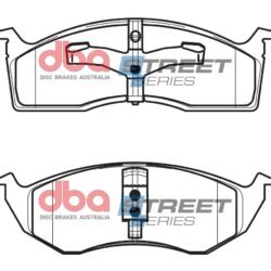 DBA Brake Pads Street Series Semi-metallic — Front Axle for Chrysler Grand Voyager / Neon – DB1374SS — brake part photo