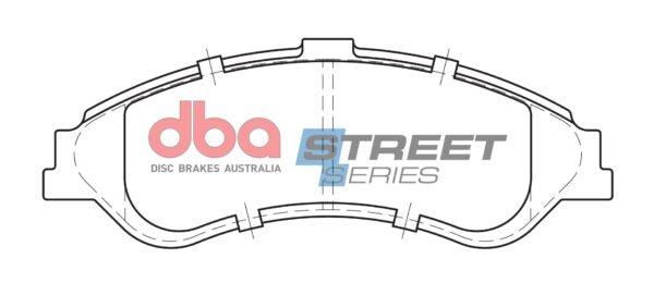 DBA Brake Pads Street Series Ceramic — Front Axle for Ford Fairmont AU / Falcon AU – DB1375SS — brake part photo
