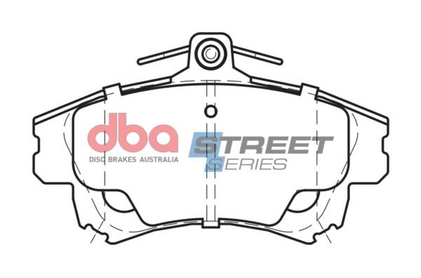 DBA Brake Pads Street Series Ceramic — Front Axle for Mitsubishi Carisma / Colt – DB1381SS — brake part photo