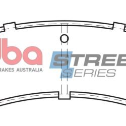 DBA Brake Pads Street Series Ceramic — Rear Axle for Toyota Landcruiser HDJ100 / Landcruiser HDJ101 – DB1383SS — brake part photo