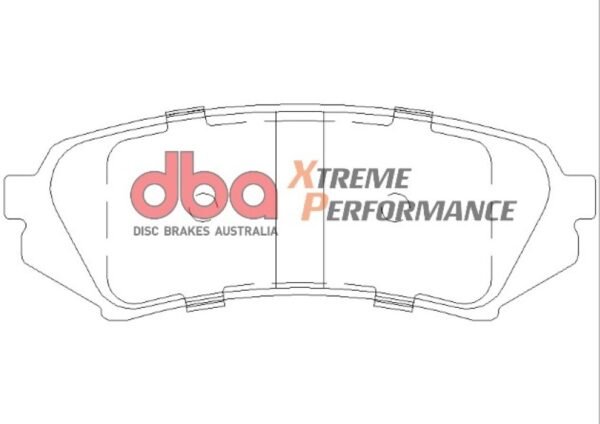 DBA Brake Pads Xtreme Performance ECE R90 certified — Rear Axle for Toyota Landcruiser HDJ100 / Landcruiser HDJ101 – DB1383XP — brake part photo