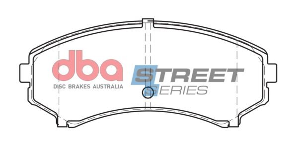DBA Brake Pads Street Series Ceramic — Front Axle for Mazda E2000 Panel Van / E2200 Panel Van – DB1388SS — brake part photo DBA Brake Pads Street Series Ceramic — Front Axle for Mazda E2000 Panel Van / E2200 Panel Van – DB1388SS — brake part photo