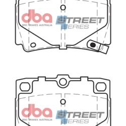 DBA Brake Pads Street Series Ceramic — Rear Axle for Mitsubishi Challenger / Shogun Sport – DB1390SS — brake part photo