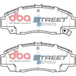 DBA Brake Pads Street Series Ceramic — Front Axle for Honda Accord / Civic (7th Gen) EV1 – DB1393SS — brake part photo