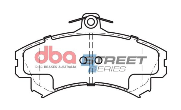DBA Brake Pads Street Series Ceramic — Front Axle for Mitsubishi Carisma / Colt – DB1402SS — brake part photo