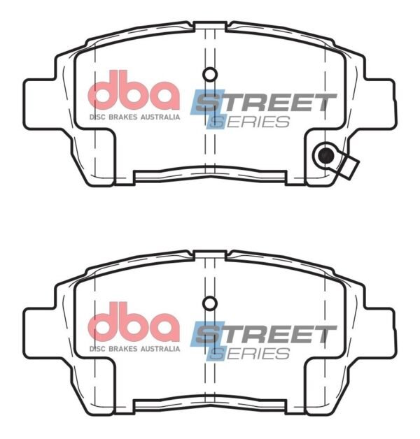 DBA Brake Pads Street Series Ceramic — Front Axle for Toyota Celica ZZT230 / MR2 (Mk3) – DB1422SS — brake part photo