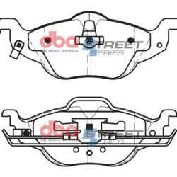 DBA Brake Pads Street Series Ceramic — Front Axle for Holden (aust/nz) Astra / Opel Astra (G) – DB1424SS — brake part photo