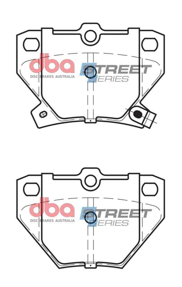 DBA Brake Pads Street Series Ceramic — Rear Axle for Toyota Celica ZZT230 / Celica ZZT231 – DB1429SS — brake part photo DBA Brake Pads Street Series Ceramic — Rear Axle for Toyota Celica ZZT230 / Celica ZZT231 – DB1429SS — brake part photo